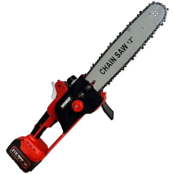 اره زنجیری شارژی ویدمار مدل V-12، تیغه 12 اینچ، 21 ولت
